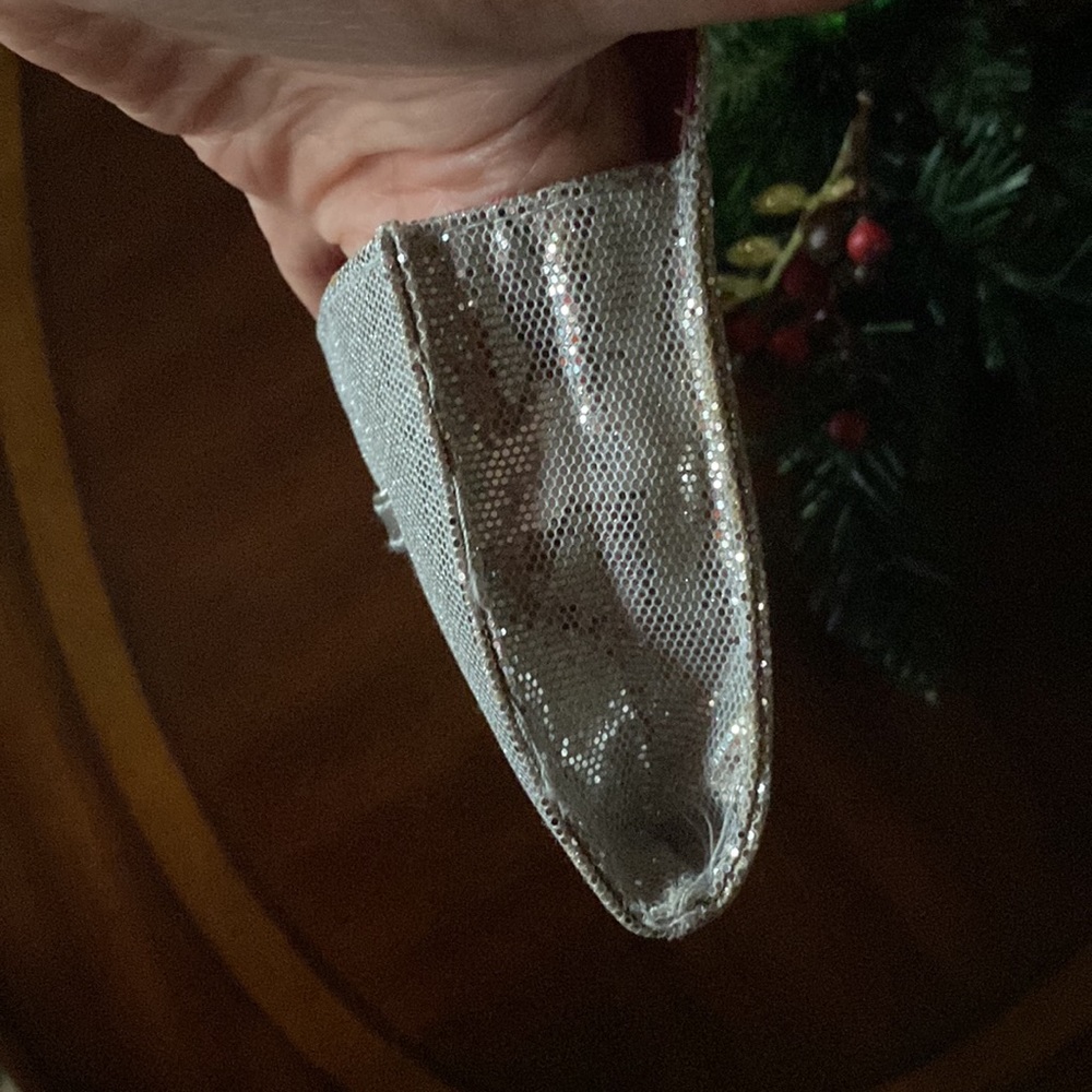 Victoria Secrets Silver Sparkle Envelope Clutch - Picture 6 of 6